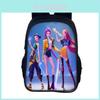 Hunterx Kpop Youth Backpack With Printed Design For School Use