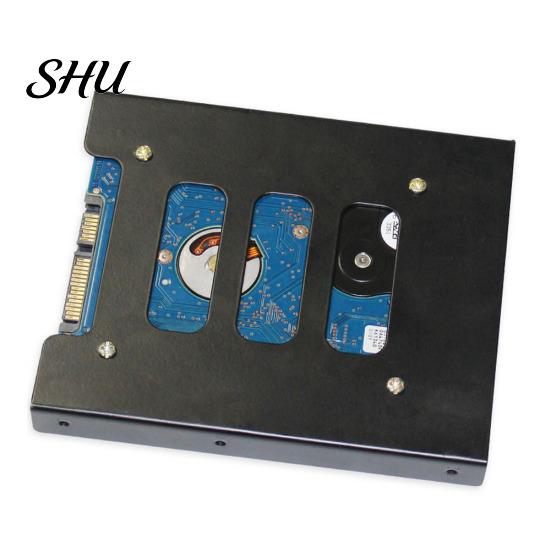 Metal 2.5 inch to 3.5 Hard Drive Bracket SSD Solid State Disk Caddy Tray