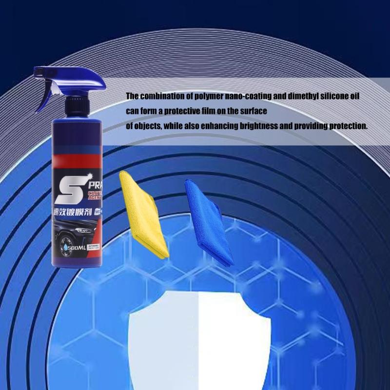 2 Bottle Vehicle Surfaces Coating System Car Paint Restoration Vehicle Surfaces Protector Scratch Removal Solution for Car