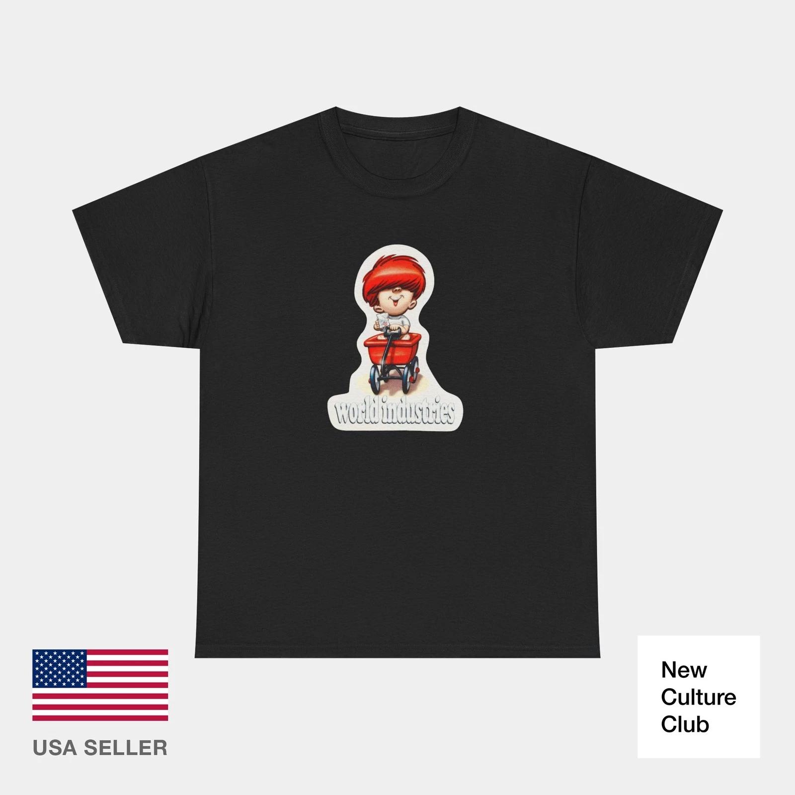 Milk Drinker World Industries 2000s Skateboard Vintage Classic TShirt Print XXXL