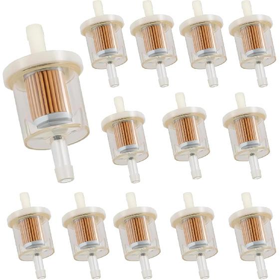 1/4 Inline Fuel Filter 691035 Replacement for brigs and straton Engine Kawasaki 493629 84001895 49019-0014 49019-7001 49019-0027 845125 Motorcycle