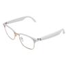 Smart Glasses for Men Women Wireless Bluetooth Glasses Multifunctional for Driving Music Calls White