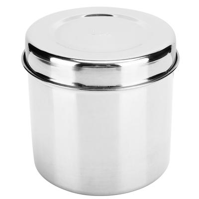 Stainless Steel Medicine Ointment Jar Dressing Cotton Anti Iodine Container For Hospital Beauty
