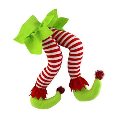 Weihnachtsmann-Beine, Weihnachtsbaum-Dekoration, Plüsch-Beine, Girlande für die Haustür, Weihnachtsdekoration für Zuhause, hängende Ornamente