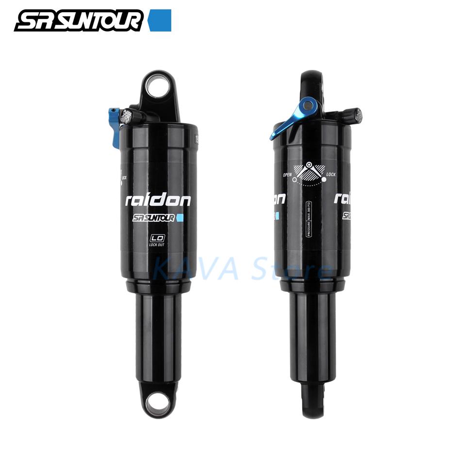 SR SUNTOUR 165mm Shocks baicycle 165/190/200mm Rebound Pressure BMX Mountain Bike XC Air Suspension Absorber Lighter to DNM