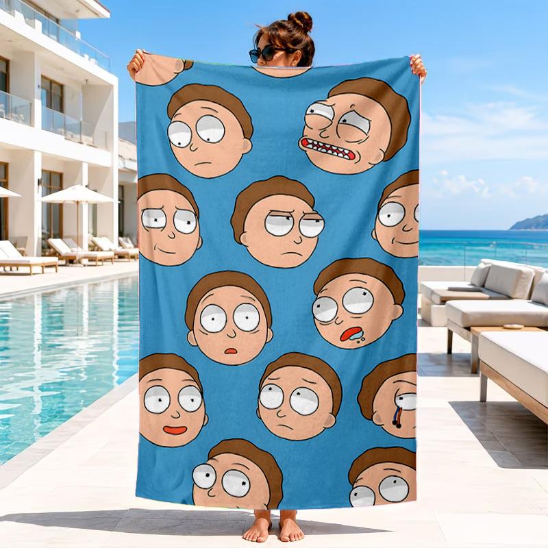 Monster Scientist Beach Towel, Microfiber Beach Towel, Perfect For Pool, Beach, Travel, Home Decor Beach Party Fan gifts