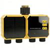 Solar Sprinkler Timer , 4 Zone Programmable Garden Hose Water Timer with Rain Delay, Automatic Irrigation Controller for Lawn Yard Patio Outdoor Plant