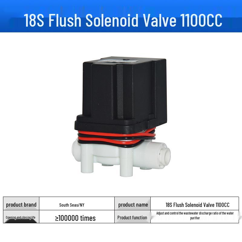 Univerzální 2/3cestný solenoidový ventil pro přívod vody a splachovací ventil odpadní vody pro čističky