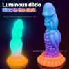 Luminous Silicone Irregular-Shaped Anal Plug Soft Flesh Erotic Toy SM Adult Masturbation Stick