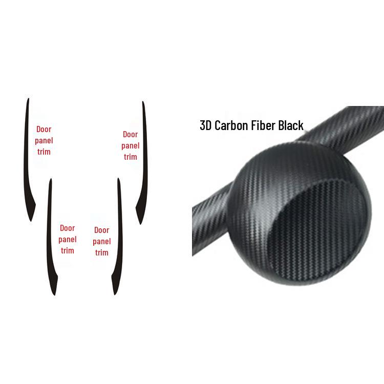 BYD Song Pro 21-22 Carbon Fiber Interior Stickers - Xiaoyun Edition