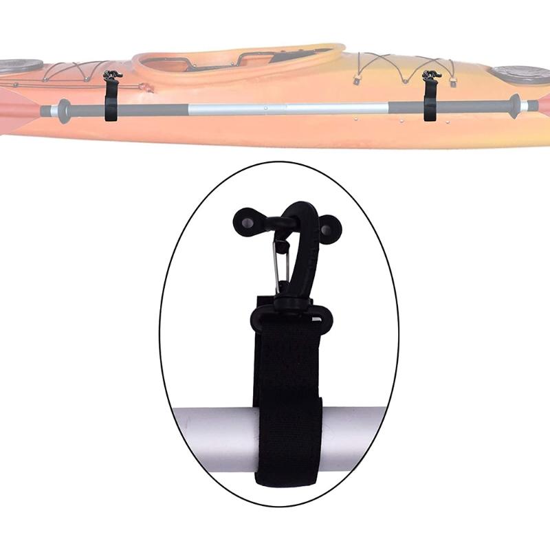 6Pcs Boat Paddle Clip Kayak Paddle Keeper Kayak Paddle Storage Holder Kayak Oar Snap Clip Kayak Canoe Boat Paddle Parts