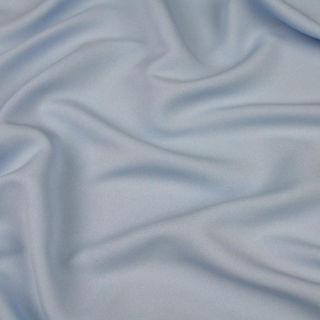 Silky blue fabric