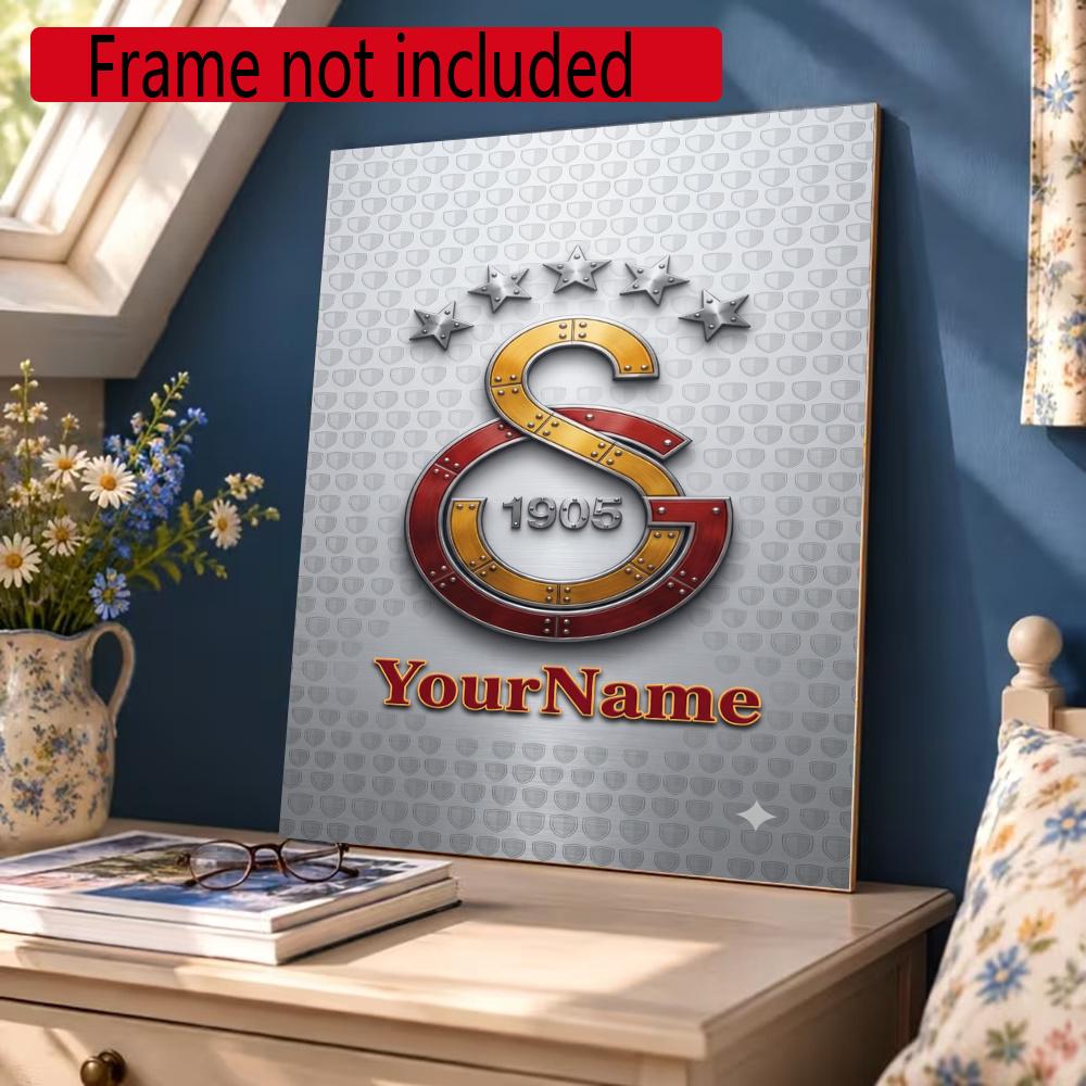 Galatasaray Customize Text Diamond Painting Round Diamond Mosaic Suitable For Beginners Diamond Painting Rhinestones Gift Frameless