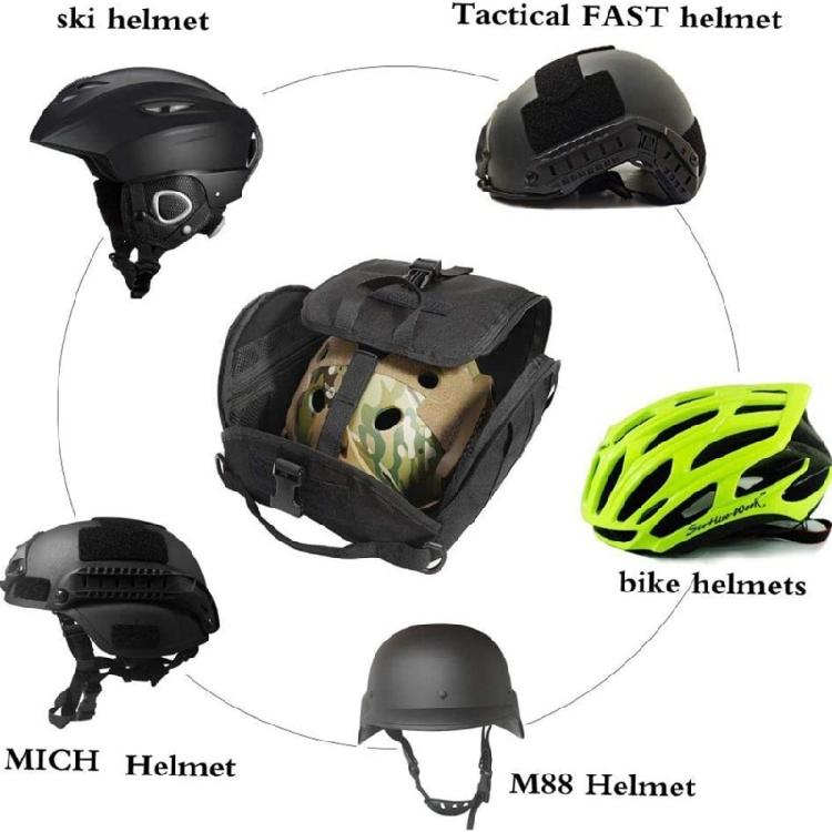 Tacticals Helmet Bag Molles Storage Bag Military Carrying Pouch for Shooting