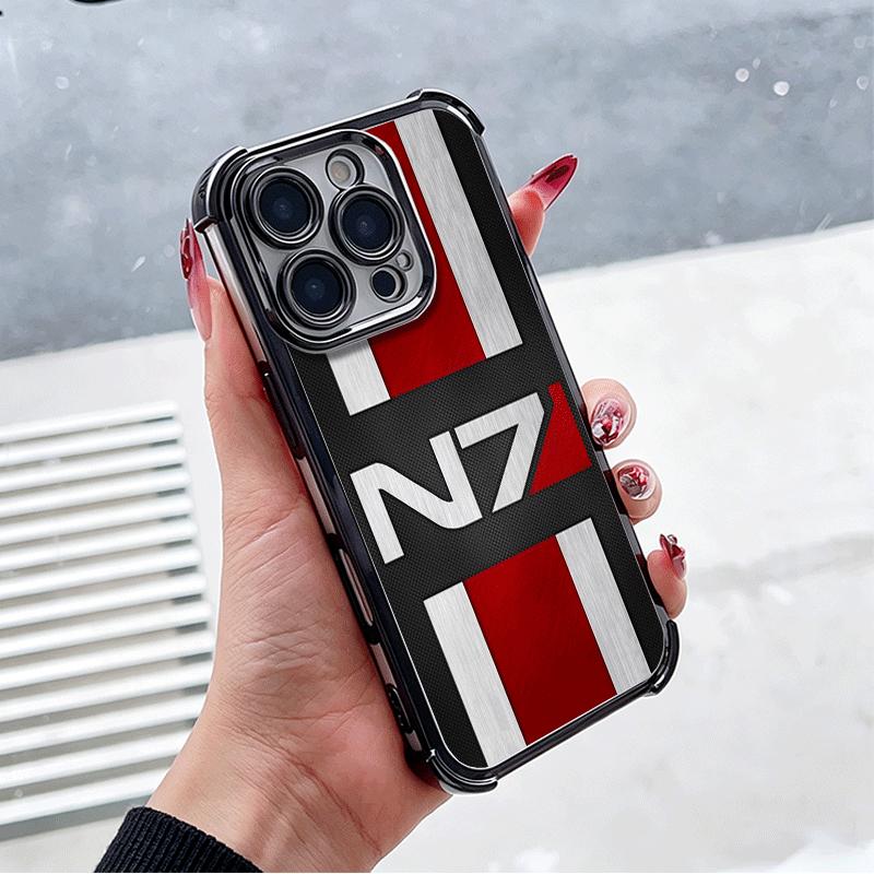 N7 Mass Effect Soft Phone Case For Xiaomi Poco X7 X8 Pro Max X6 X5 X3 F8 Ultra F7 M8 M7 M5S Redmi 15C 15A 15 14C 13C 12C 13 12