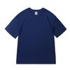 Women's 200g Pure Cotton Short Sleeve Round Neck T-shirt - Solid Color, Casual Fit