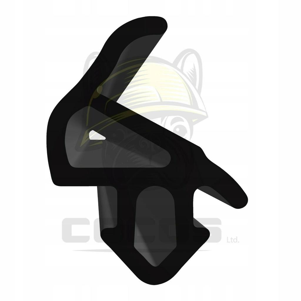 Seal for PVC windows S-1559 ALUPLAST BLACK 1m