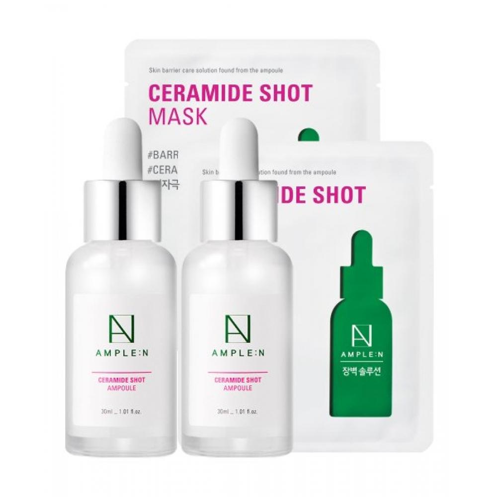 Amplen [ceramide Shot Ampoule 30ml 2 Packs+2 Serapacks NONE