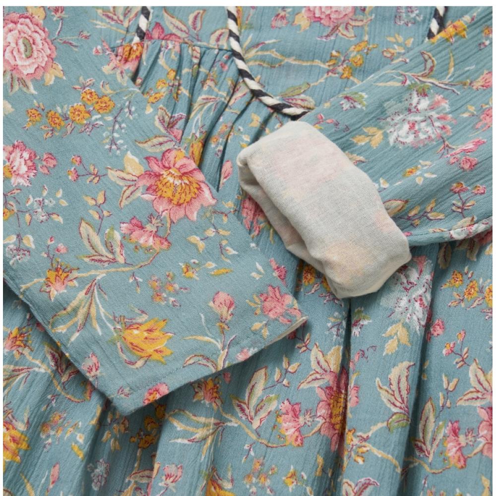 Louis Misha Gri W23 S0141  Roulotta  Rolotta Floral Kids Dress