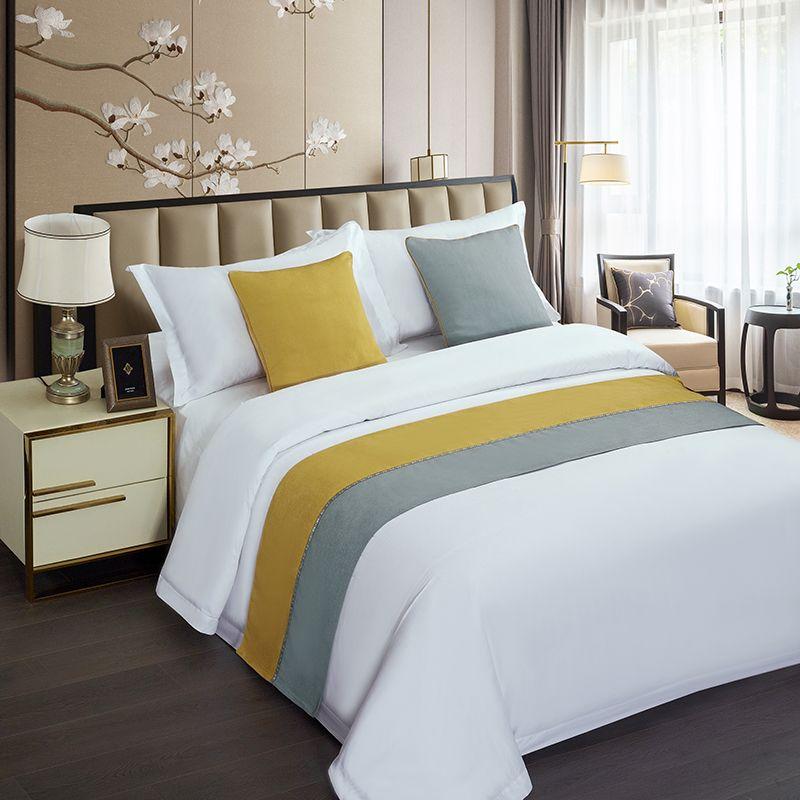 New Style Home Bed End Towel Hotel Bedding Light Luxury Beds Flag Minimally Designed Beds Runner Tea Art Tablecloth Long Tables Mat