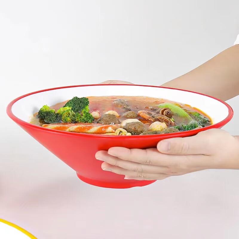 Melamine Imitation Porcelain Conical Soup Bowl