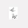 Premium Sense Simple Small Fresh Romantic Stars Butterfly Spice Girl Arm Clavicle Tattoo Sticker