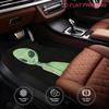 4pcs Alien-Themed Car Floor Mats Stylish Printed Design Perfect For Summer Road Trips And Everyday Driving Use