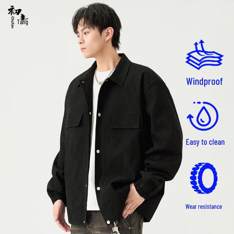 

Men s American Retro Workwear Jacket 3XL