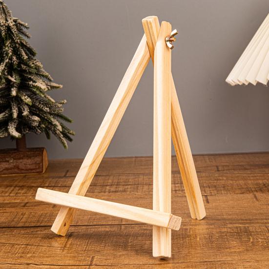 Stolní mini stojan s plátnem Dřevěný výstavní stojan Přenosný malířský stojan Sada Malý držák na plátno pro děti Dospělé