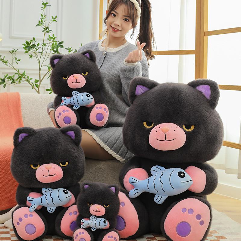 Snuggly Cute Devil Cat Plush Toy Perfect Companion For Bedtime Comfort And Affection