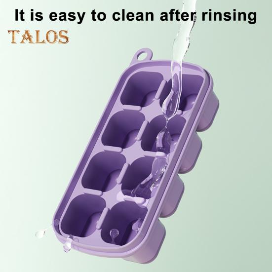 Silicone Ice Cube Mold BPA-Free Flexible Ice Tray Easy Release Stackable Ice Cube Maker for Cocktail Coffee Drinks