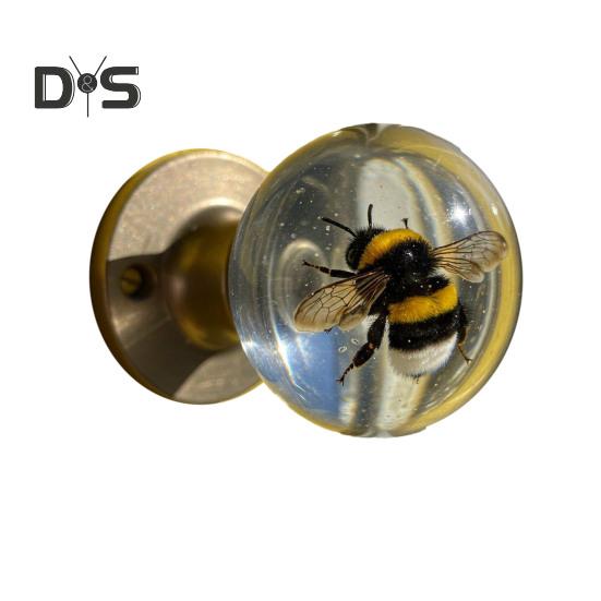 Puxador de Porta Decorativo Alta Durabilidade Instalação Simples Inspirado na Natureza Puxador de Porta Transparente Puxador de Armário