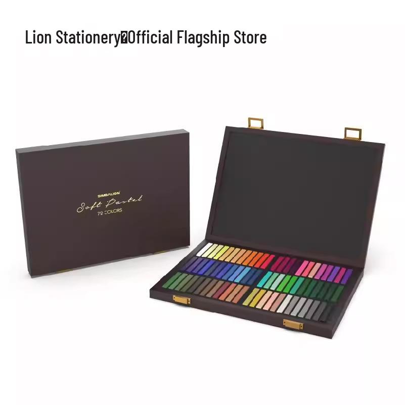 Lion Soft Pastels: Chalk Color Sticks for Drawing, Makeup, and Sketching - Blackboard Crayons.