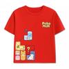 Potdemiel Estate Nuova T-shirt in Puro Cotone con Stampa Pikachu per Bambini, Ragazzi e Ragazze, T-shirt per Bambini Comoda e Traspirante