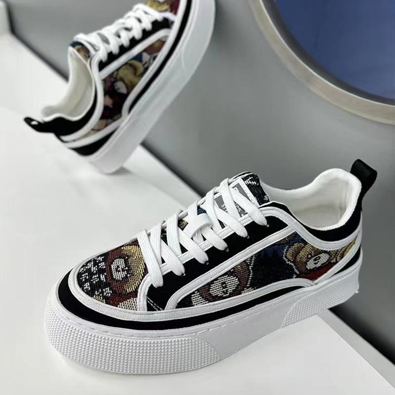

Мужская обувь, новые дышащие парусиновые туфли с принтом, мужская мода, универсальные мужские спортивные и повседневные туфли для сноуборда 39 белый