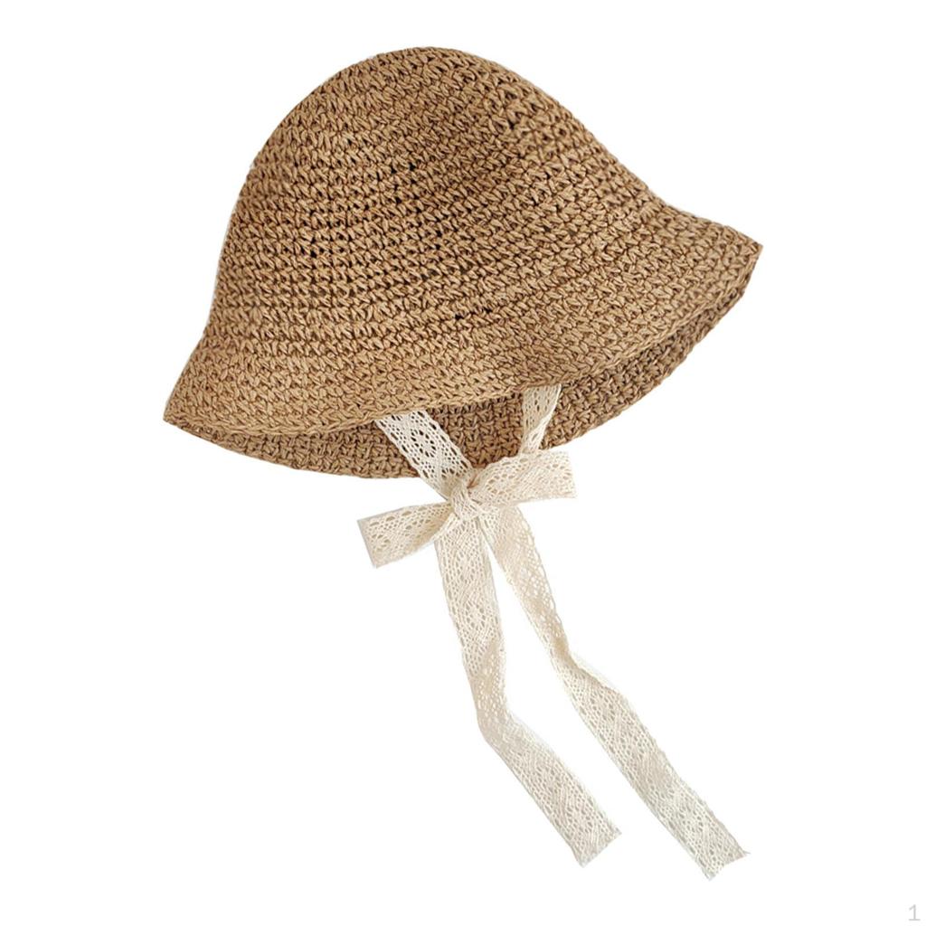 For Little Girl, Wide Brim Beach Hat