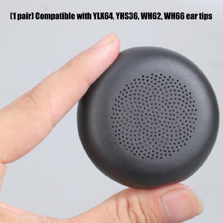 Replacement Earpads Ear Cushions for WH64 YHS36 WH62 WH66 Gaming Headsets Ear Pads Softer Leather Cover
