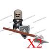Medieval Knight Figures Building Blocks Elf Guard Dwarf Warrior Wild Boar Sheep Mount Fantasy Movie Character Soldier Bricks Toy
