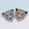 Vintage Rhinestone Leopard Brooch: Stylish Animal Pin for Clothing