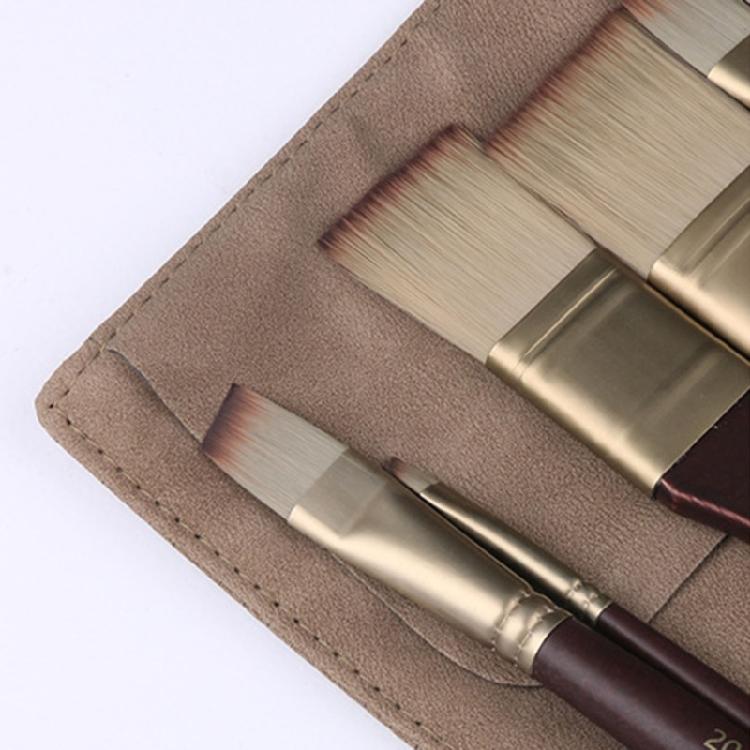 22Pcs Anti-sheding Nylon Paint Brush with Brush Holder, Perfect for Oil Acrylic Watercolor Painting