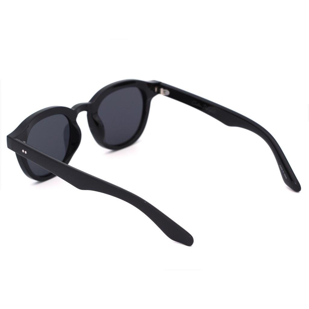 Keoseuteomdillaiteu Polarized Horn-Rimmed Sunglasses Ryder Black