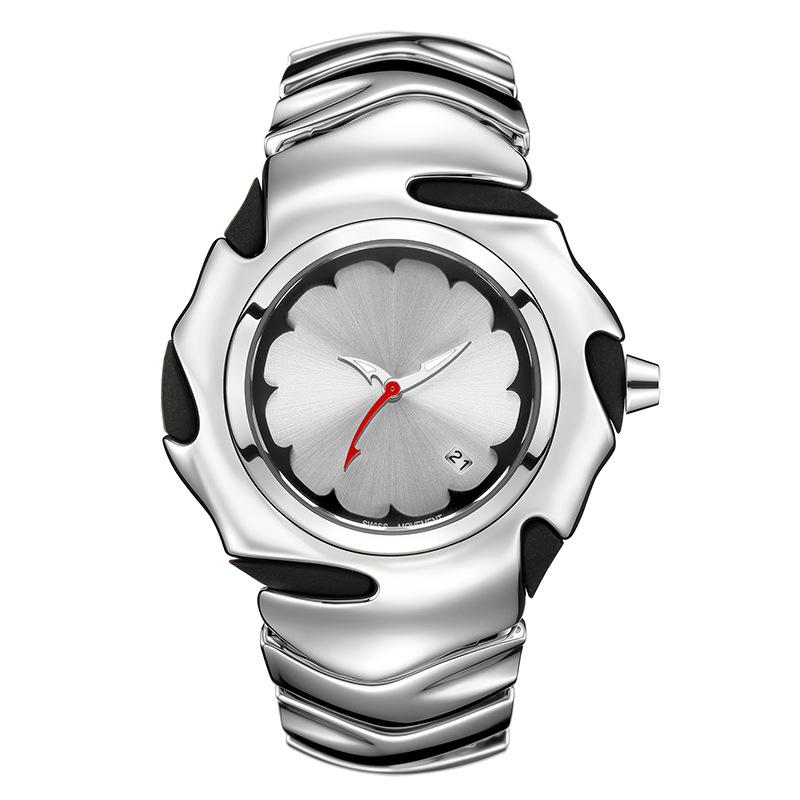 Y2K Special-Shaped Blade Men'S Watch Large Dial Premium Waterproof Watch