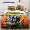 The Munsters Pattern Bedding Set Quilt Cover Pillowcase Home Decor Gift (1 * duvet cover + 2 * pillowcase, without core)