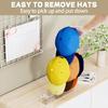 Acrylic Hat Display Rack for 7 Baseball Caps Storage for Travel Hotel Home Decors