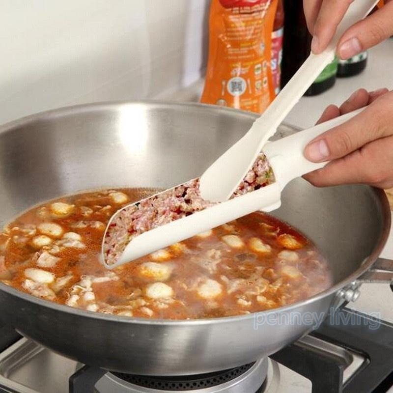 New Patty Maker Kitchen DIY Fish Ball Maker Pill Mold Hot Pot Meatball Processing Spoon Manager