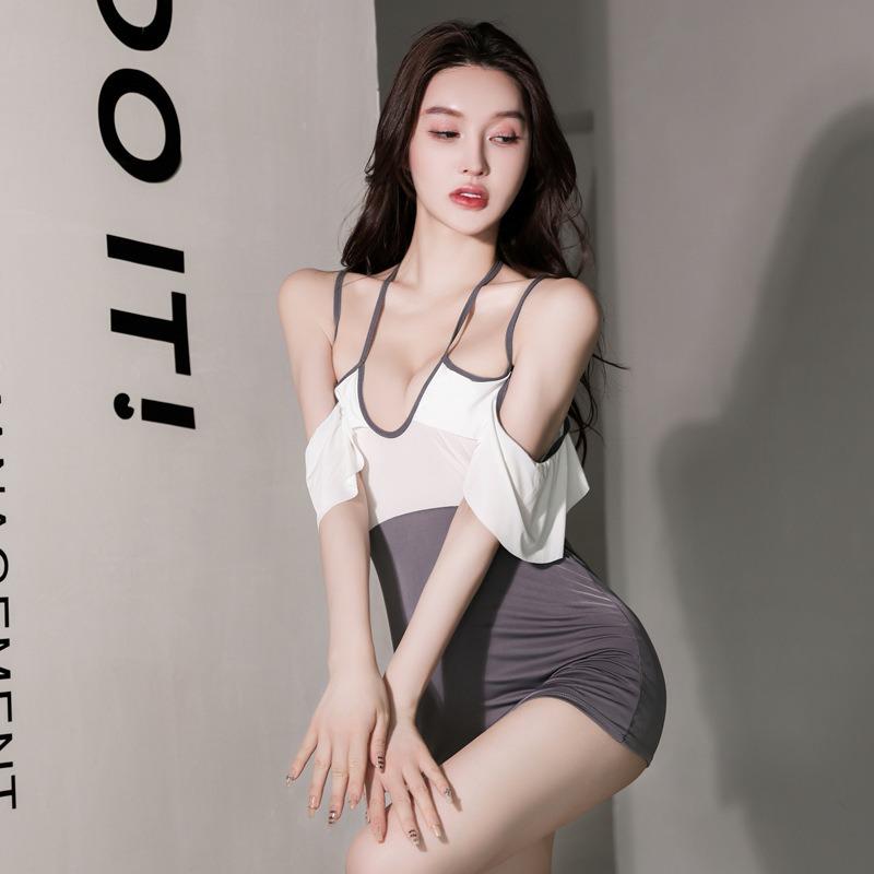 Sex Lingerie Sexy Pajamas Hip Skirt Sex Suit Secretary Bed Temptation Suspender Sex Pajama Skirt