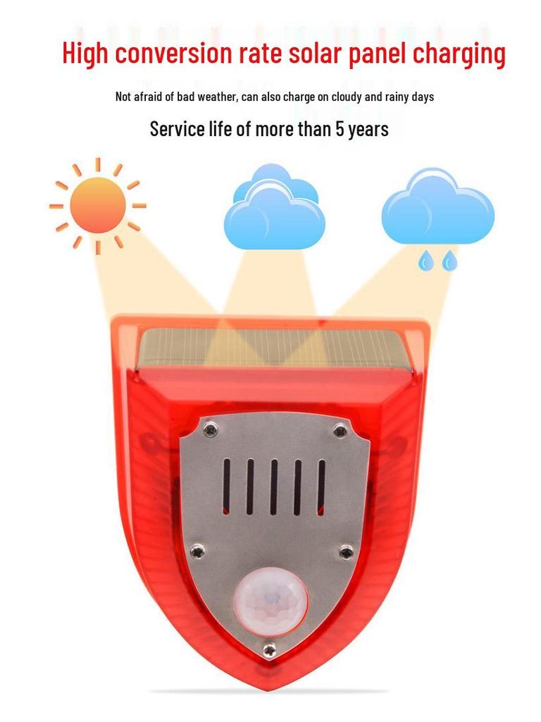 Solar-Powered Animal Repeller for Gardens, Farms, and Ponds