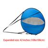 42‘’ Folding Popup Board Wind Paddle Easy Setup Sail Kayak Downwind Kit Canoe