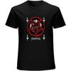 Herren Sommer T-Shirt Krisiun Brasilianische Death Metal Band Logo Baumwolle Rundhals T-Shirt für Herren Knopfverschluss