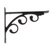 European Style L Shaped Shelf Wall Shelve Angle Bracket Metal Holder Floral